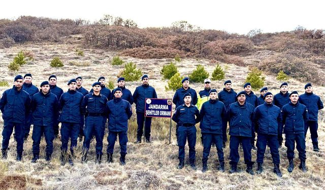 Çiçekdağı’nda “Jandarma Şehitler Ormanı” kuruldu!