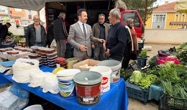 Kaymakam Öğüt’ten Çiçekdağı Pazar Yerine Ziyaret