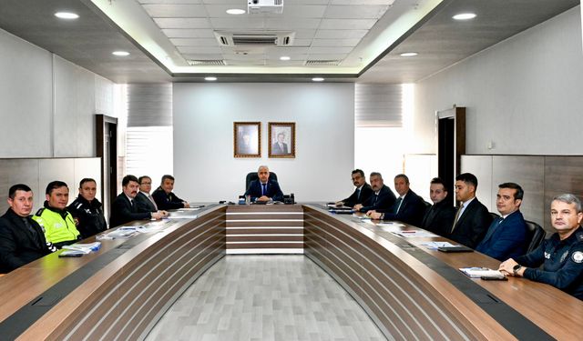 Kırşehir’de Asayiş Değerlendirme Toplantısı Yapıldı
