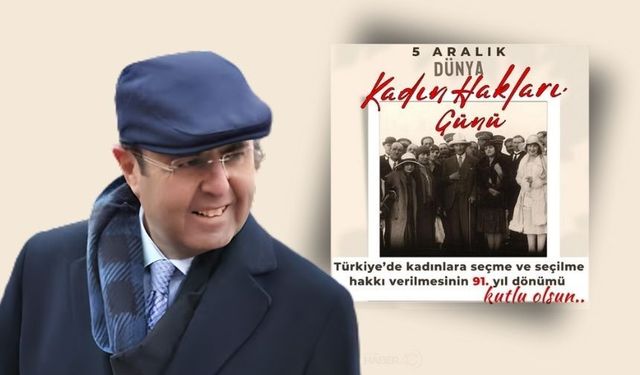 Başkan Ekicioğlu’ndan 5 Aralık Dünya Kadın Hakları Günü Mesajı