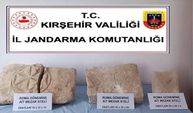 Kırşehir'de Roma-Bizans Dönemine Ait Eserler Kurtarıldı
