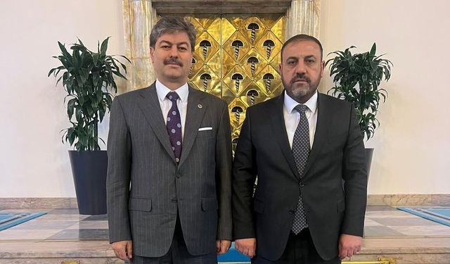 Hasan Hakanoğlu, Milletvekili Erkan ile Çiçekdağı İçin Görüştü