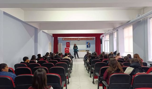 Aşıkpaşa MTAL’de Bağımlılıkla Mücadele Semineri Düzenlendi