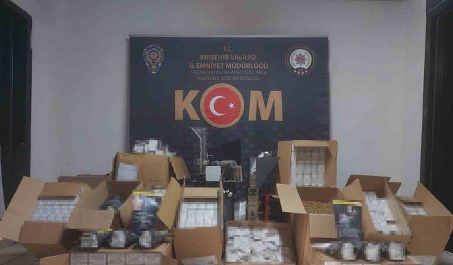 Kırşehir’de kaçak tütün operasyonu