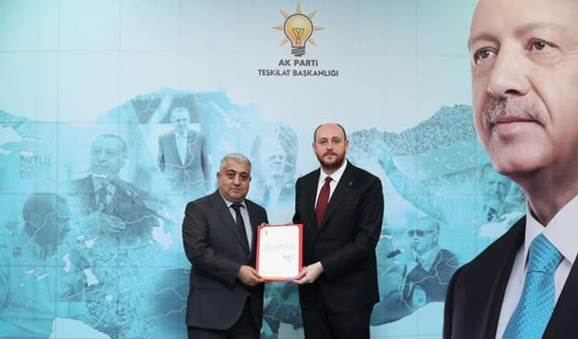 AK Parti Kaman İlçe Başkanlığına Mustafa Şahin Atandı