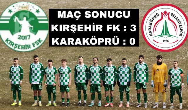 Kırşehirspor’dan Gövde Gösterisi: 3-0