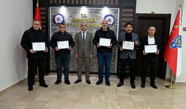 Kırşehir Emniyetinde Emekliye Ayrılan Personele Vefa