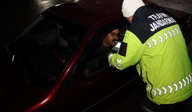 Kırşehir Jandarma Yılbaşı gecesi boyunca görev başındaydı