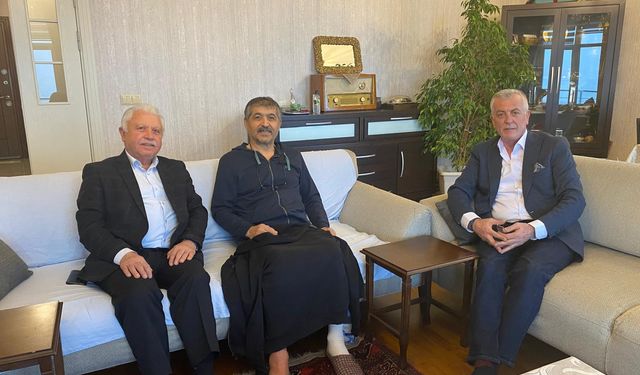 KGK Temsilcileri Hemşehrimiz Hayati Çetin’i Evinde Ziyaret Etti