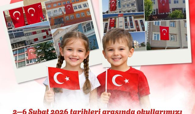 Kırşehir'de Okullar Türk Bayraklarıyla Donatılacak