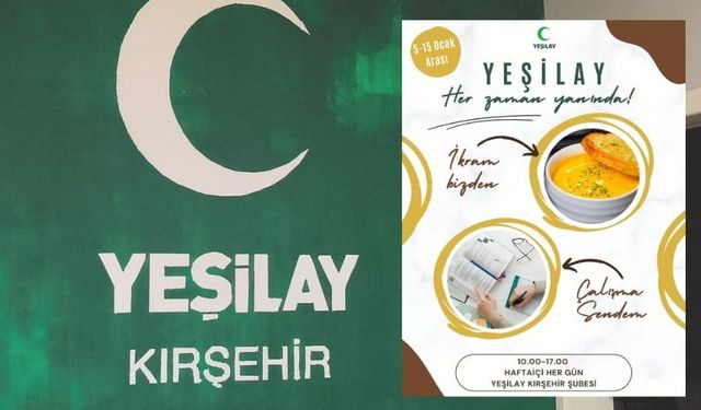 Yeşilay, Sınav Döneminde Öğrencilerin Yanında