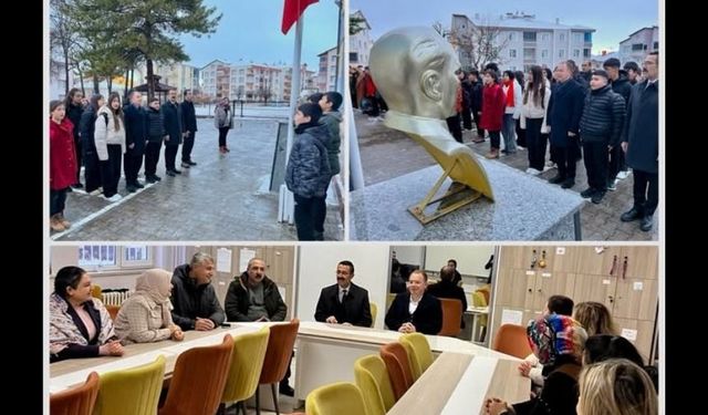 İl Millî Eğitim Müdürü Yasin Gülşen Aşıkpaşa Ortaokulunu Ziyaret Etti