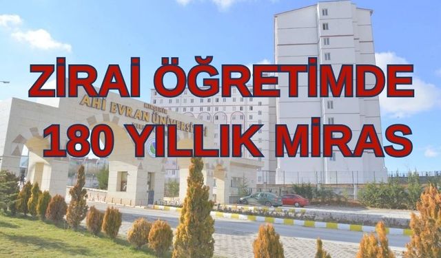 KAEÜ’den Zirai Öğretime Tarihi Kutlama