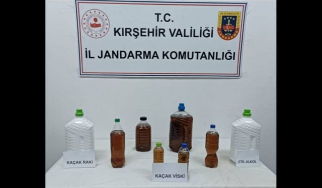 Kırşehir’de Yılbaşı Öncesi Sahte İçki Operasyonu