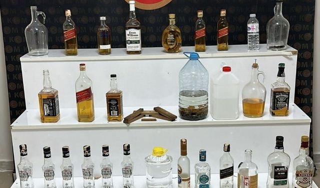 Kırşehir’de kaçak alkol ele geçirdi