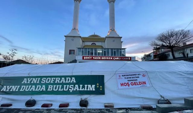 Boztepe’de Ramazan Sofrası Kuruldu