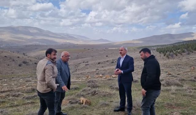 Özbağ’da TOKİ’ye Altyapı Çalışması