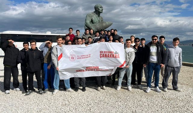 Kırşehirli Gençler Çanakkale’de Tarih Yazılan Topraklarda