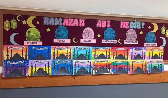 Süleyman Türkmani’de Ramazan Panoları Göz Doldurdu