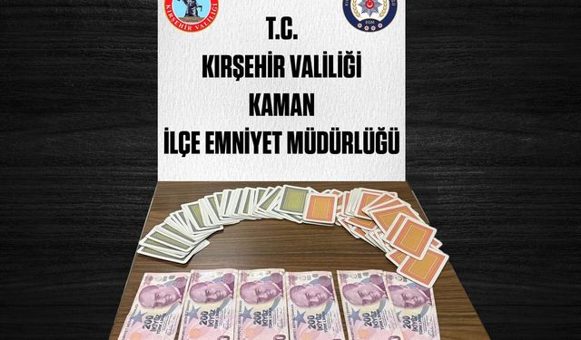 Kaman’da Kumar Denetimi: 3 Kişiye Para Cezası