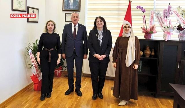 Hemşehrimiz Prof. Dr. Ayfer Şahin Görevi Devraldı