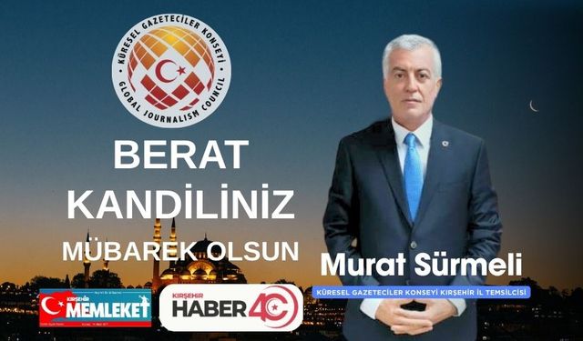 Murat Sürmeli’den Berat Kandili Mesajı