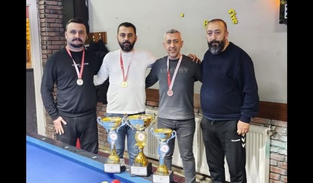 Kırşehir’de 3 Bant Bilardo İl Şampiyonası Sona Erdi