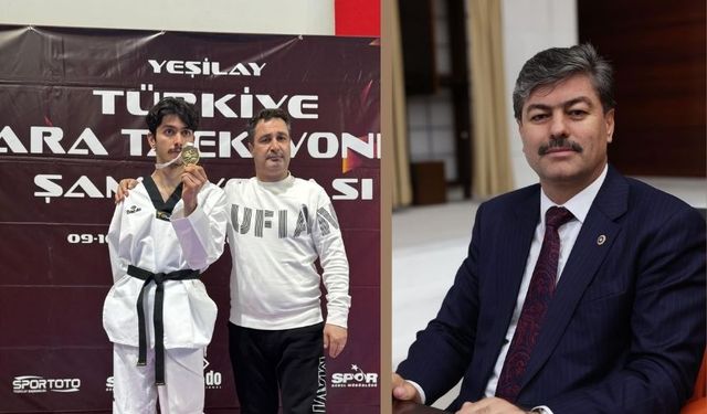 Erkan’dan Türkiye Şampiyonu Ata’ya Tebrik