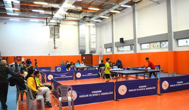 Masa Tenisinde Heyecan Cacabey’de Yaşandı