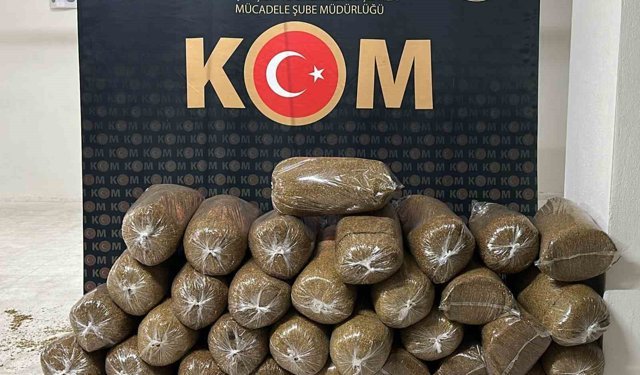 Kırşehir'de 200 kilo kaçak tütün ele geçirildi