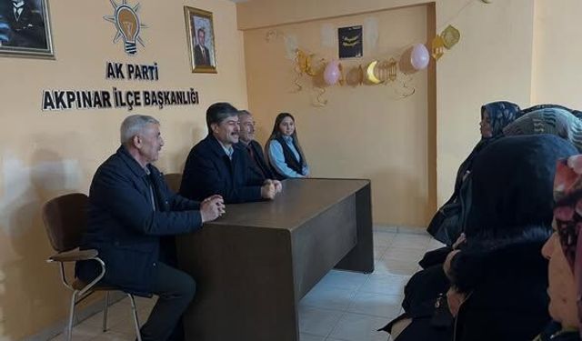 Erkan, AK Parti Akpınar Teşkilatıyla Bir Araya Geldi