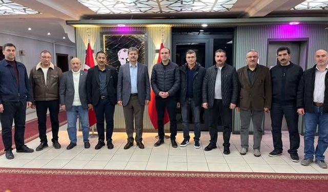 Erkan, Memur-Sen İl Başkanı ve Şube Başkanlarıyla Buluştu