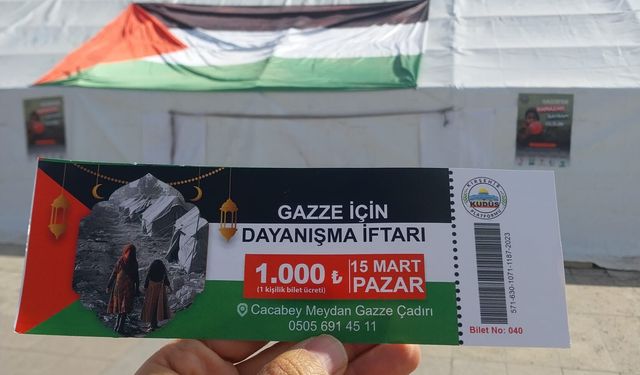Kırşehir’den Gazze’ye İftar Desteği