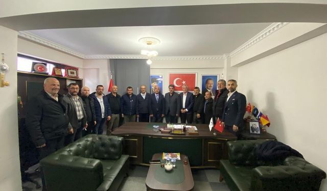 Kamanlılar Derneği'nden Anahtar Parti’ye Bayram Ziyareti