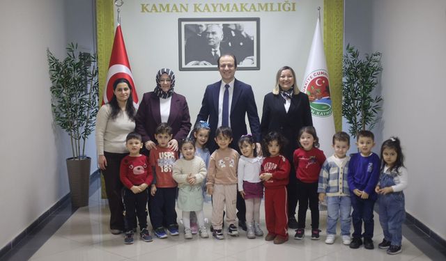 Minik Kalplerden Kaymakam Tok’a Ziyaret