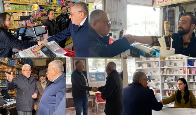 MHP Kırşehir’den Akpınar’da Esnaf Ziyareti Programı