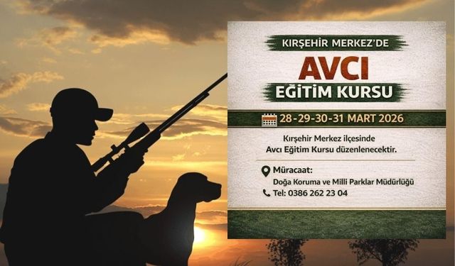 Avcı Eğitim Kursu Başvuruları Başladı