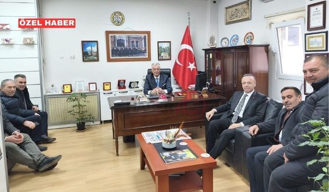 Hacı Turan’dan Murat Sürmeli’ye ziyaret