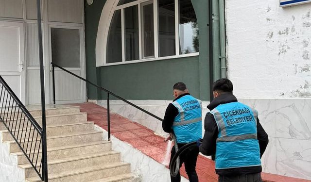 Çiçekdağı’nda Camiler ve Kabristanlıklar Titizlikle Temizlendi