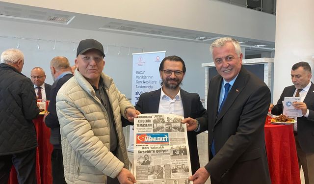 Hacı Yakışıklı’dan Kırşehir Memleket Gazetesi’ne Tebrik