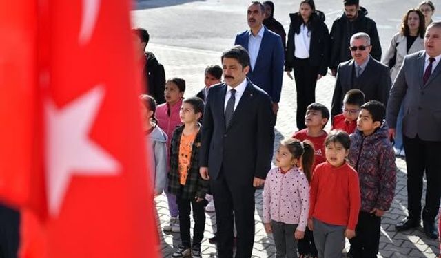 Namık Kemal İlkokulu’nda Sabah Bayrak Töreni Etkinliği
