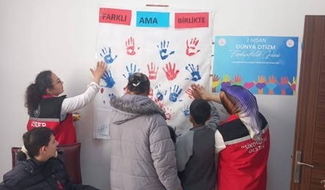 Otizm Farkındalığına Kaman’dan Destek