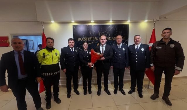 Boztepe’de Polis Haftası’nda Anlamlı Kabul