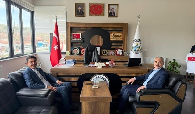 Avşaroğlu’ndan Özbağ Belediyesine İade-i Ziyaret