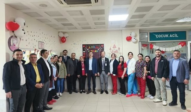 Kırşehir'de Minik Hastalara 23 Nisan Sürprizi