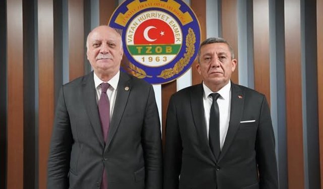 Kırşehir Ziraat Odası Başkanı Mevlüt Toprak, Şemsi Bayraktar ile Görüştü