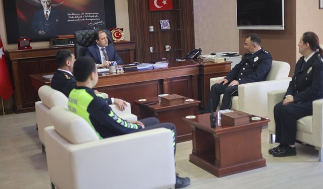 Kaman’da Polis Haftası Nedeniyle Anlamlı Ziyaret