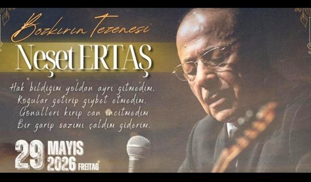 Neşet Ertaş Türküleri Hannover’de Yankılanacak