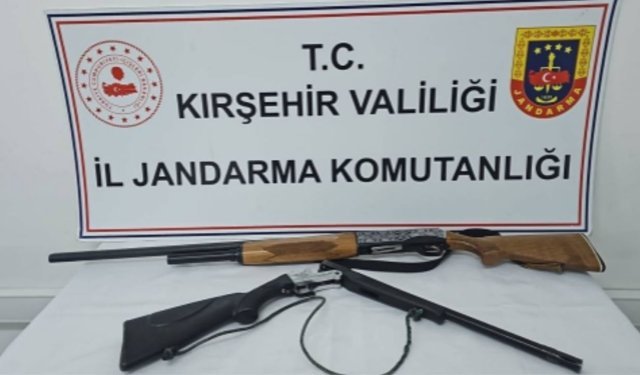 Kaman’da Ruhsatsız Silah Operasyonu