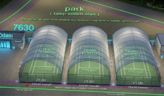 Kırşehir’e 3 Kapalı Tenis Kortu Müjdesi